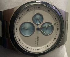 Bering Ceramic(rare)  Enamel style  Chronograph Watch(collector item)