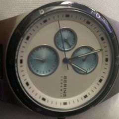Bering Ceramic(rare)  Enamel style  Chronograph Watch(collector item)