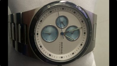 Bering Ceramic(rare)  Enamel style  Chronograph Watch(collector item)