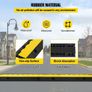 3 Channel Rubber Cable Protector Ramp 103x30x5.5 cm Heavy Duty Cable Wire Cord Cover Image 4