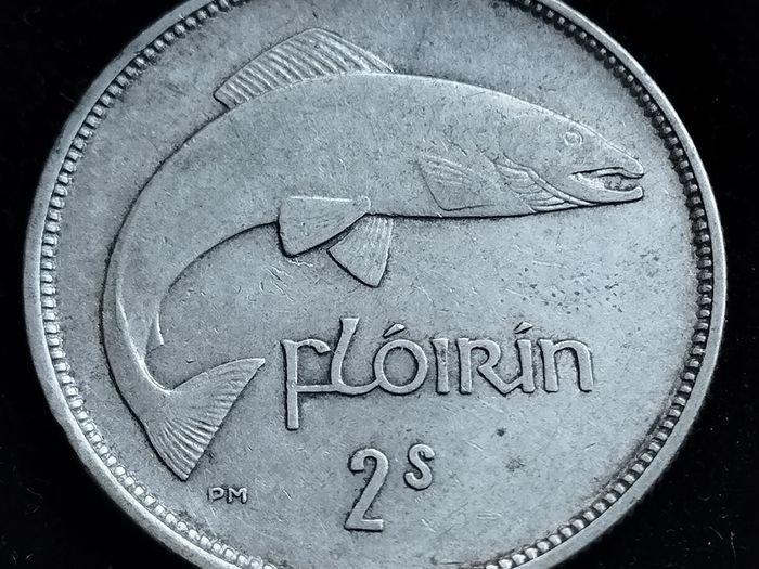 Ireland - 1930 - Florin - Salmon - Silver - KM.7 - [2750]