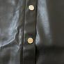 Oasis faux leather A-line skirt size 10 Image 4