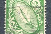 Rare Used Irish Postage Stamp  - 65 Sword of Light Stamp