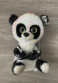 Panda Soft Toy - Sequinned - Tactile - 26cm