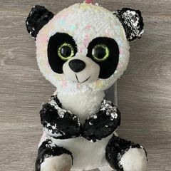 Panda Soft Toy - Sequinned - Tactile - 26cm