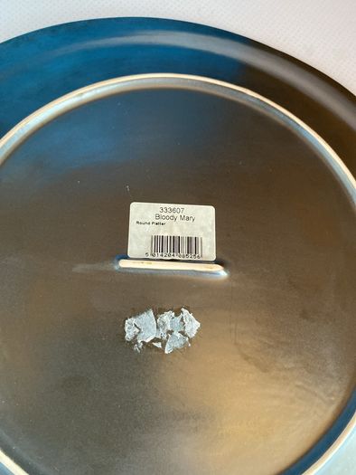 Platter - beautiful colours Approx 13 inches in width