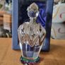 Glass Perfume Bottle With Pewter Decorations Image 2