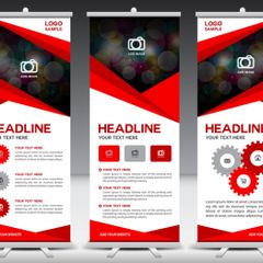 Roll up Banners pop up stands for business advertisements Roll up Banner