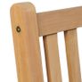 Outdoor Chairs 4 pcs Solid Teak Wood Image 5