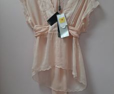 top new silk beaded tags attached