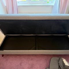 Robson Click Clack Sofa Bed | Storage | Grey