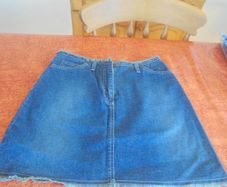 Denim Mini Skirt for Sale