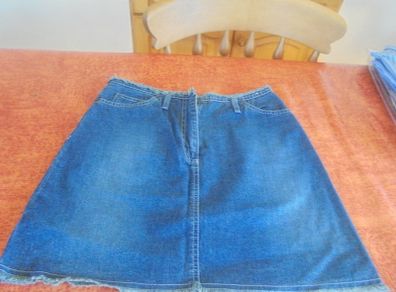 Denim Mini Skirt for Sale