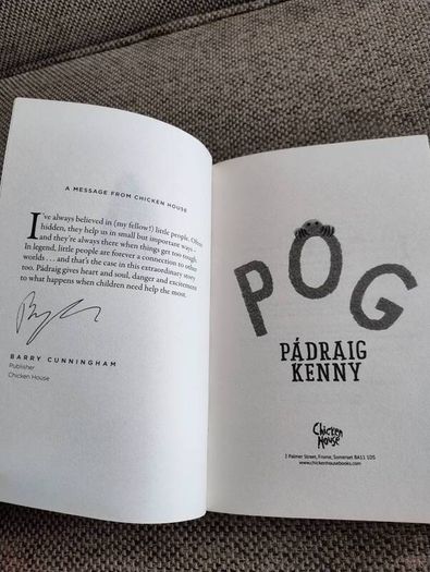 POG by Padraig Kenny 2019 paperback in very good condition FREE STANDARD POSTAGE INCLUDED