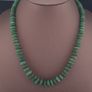 Vintage Tire Shape Jade Beads Necklace 24inches Image 5