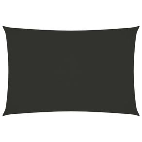Sunshade Sail Oxford Fabric Rectangular 6x8 m Anthracite