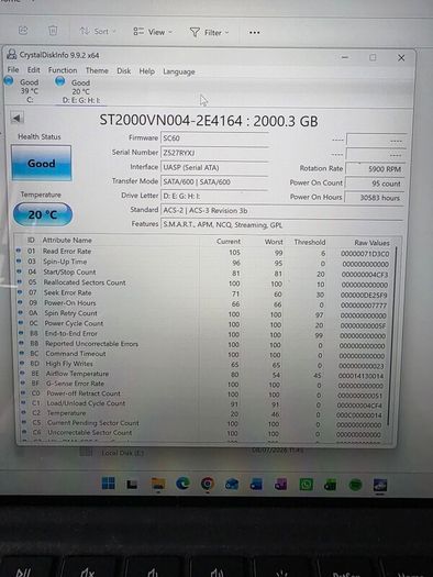 Seagate Ironwolf NAS 2TB - 4 Available.