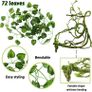 Reptile Plants, Terrarium Hanging Plant Vines Artificial Leaves Reptile Hide, Leopard Gecko Tank Accessories, Terrarium Decorations for Bearded Dragon Lizard Snake Geckos Chameleon (FREE POSTAGE) Image 7