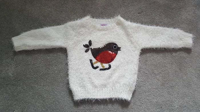 F&F Fluffy jumper 12-18mths