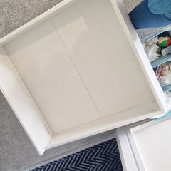 2 X IKEA SONGESAND Bed storage box, set of 2, white (4 in total)
