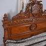 Mahogany Double Bed solid mahogany wood, masterful carvings, handmade Image 4