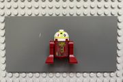 lego Star Wars sw1397 Astromech Droid, R7-A7 minifigure- Dark Bluish Gray Rectangles