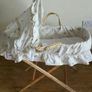 Winnie the Pooh Moses Basket & stand and matching nappy stacker Image 2