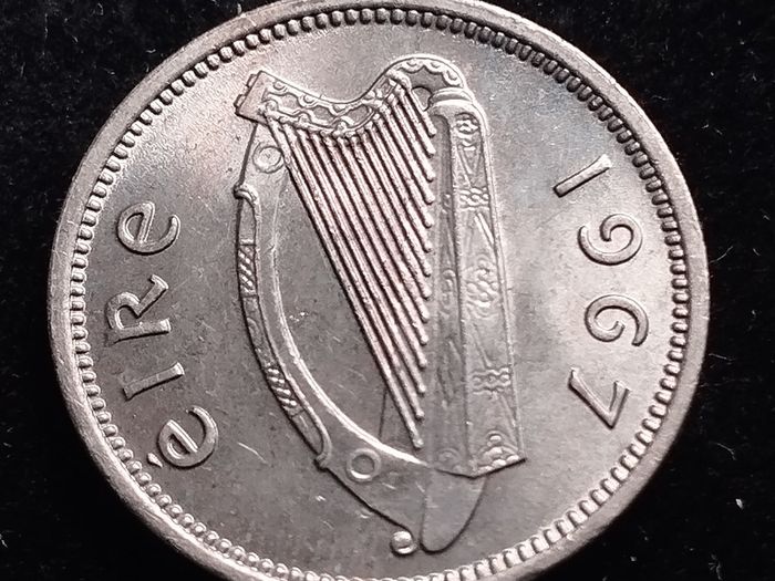 Ireland - 1967 - 3 Pence - Hare - KM.12a - UNC - [706]