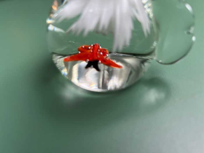 vintage glass paper weight by Victrad & Co PRICED DROP