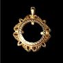 Pristine Vintage 9ct Gold Half-Sovereign Mount Image 10