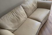 3 seater Italian leather Natuzzi sofa