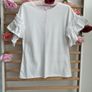 T-shirt statement top savida 100% cotton size xsmall Image 3