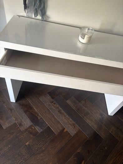 Ikea Malm dressing table with glass top Free