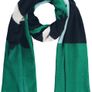 Samoon.  SALE New Scarf From Samoon In Shades Of Jade , Navy And White/ Grey. Reduced Image 5