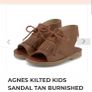 Young Soles Agnes Kilted Lace-up Booted Kid's Sandals Size UK 11 EU 29 Image 3