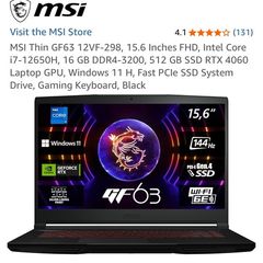 MSI Gaming Laptop