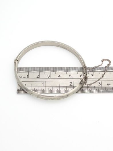Vintage 925 Sterling Silver 1974 Birmingham Bangle