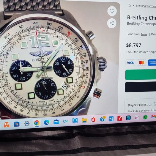 Breitling Space Chronograph Automatic Panda Dial