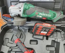 Parkside battery angle grinder