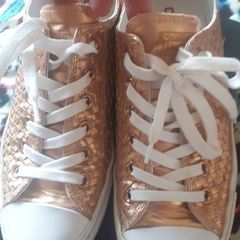 Rose gold converse
