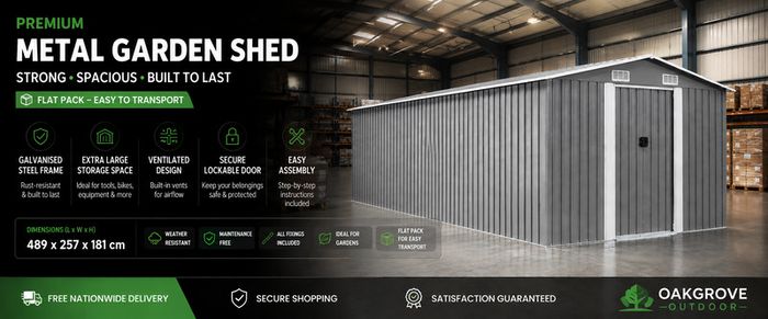 Premium Large Garden Shed Free Delivery