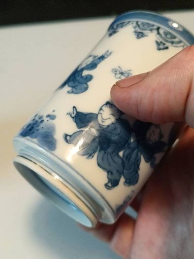2 X Vintage Karako Nabeshima Hand painted Cups