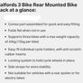 3 Bike Rear Mounted Rack Image 3