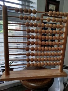 Wood abacus