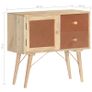 Sideboard 80x35x75 cm Solid Mango Wood Image 8