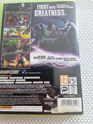 Marvel vs Capcom Fate of two worlds Xbox360 Games Original
