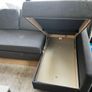 IKEA FRIHETEN Sofa Bed with Storage Dark Grey Very Good Condition Image 4