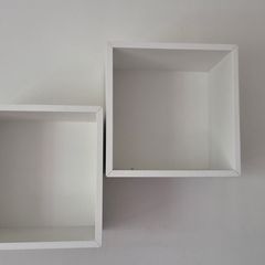 9 IKEA EKET White Wall Storage Cubes