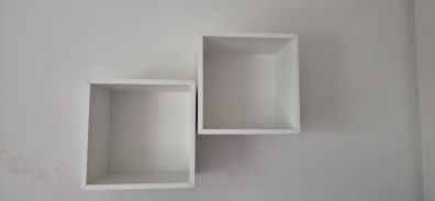9 IKEA EKET White Wall Storage Cubes