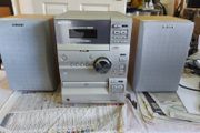 Sony Micro HiFi Component System, Model CMT-CP1, Radio, Tape &amp; CD, all working fine and in very good condition